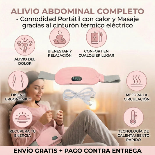 SI ESTÁS CANSADA DE TUS CÓLICOS MENSTRUALES, LLEGÓ TU SOLUCIÓN CON EL CINTURÓN TÉRMICO PREMIUM 💫